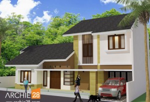 Desain Minimalis on Desain Rumah Tinggal Minimalis Modern     Sariwangi   Bandung   Archie